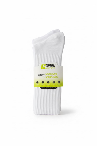 MEN’S CUSHIONED SPORT SOCKS 3PAIRS
