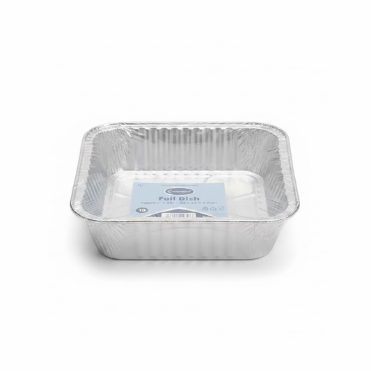 ESSENTIAL FOIL DISH 1.5L / 22x22x4.5cm 10pc