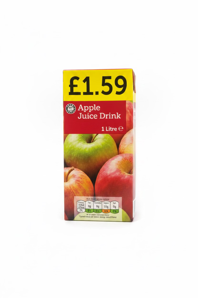 APPLE JUICE DRINK 1L