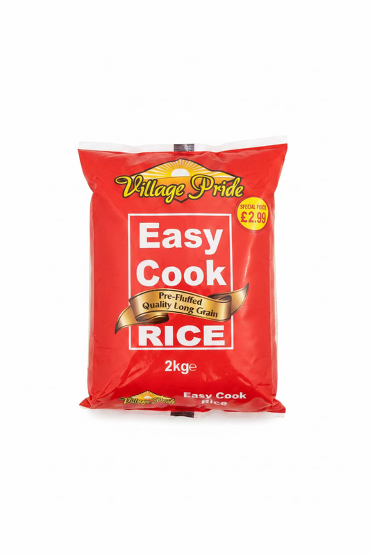 VILLAGE PRIDE EASY COOK PRE-FLUFFED QUALITY LONG GRAIN RICE 2kg