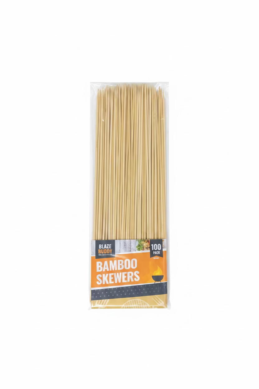 BLAZE BUDDY BAMBOO SKEWERS 100pc