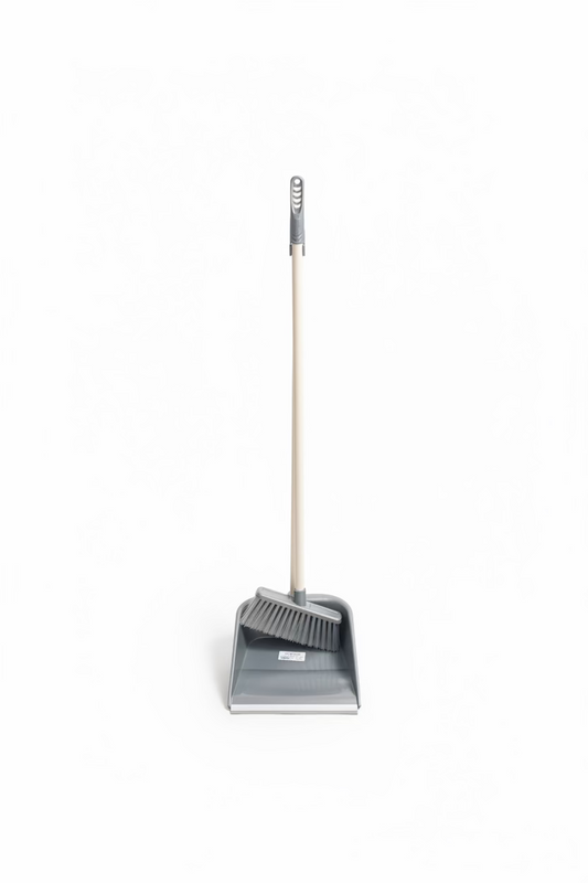 DUSTPAN SET WITH HANDLE ASSORTED COLOURS