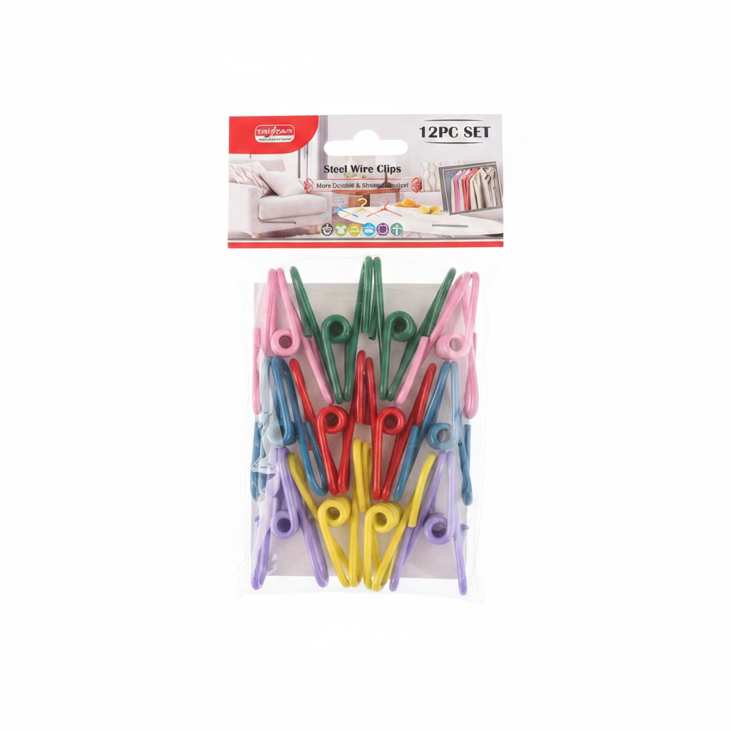 12pcs STEEL WIRE CLIPS