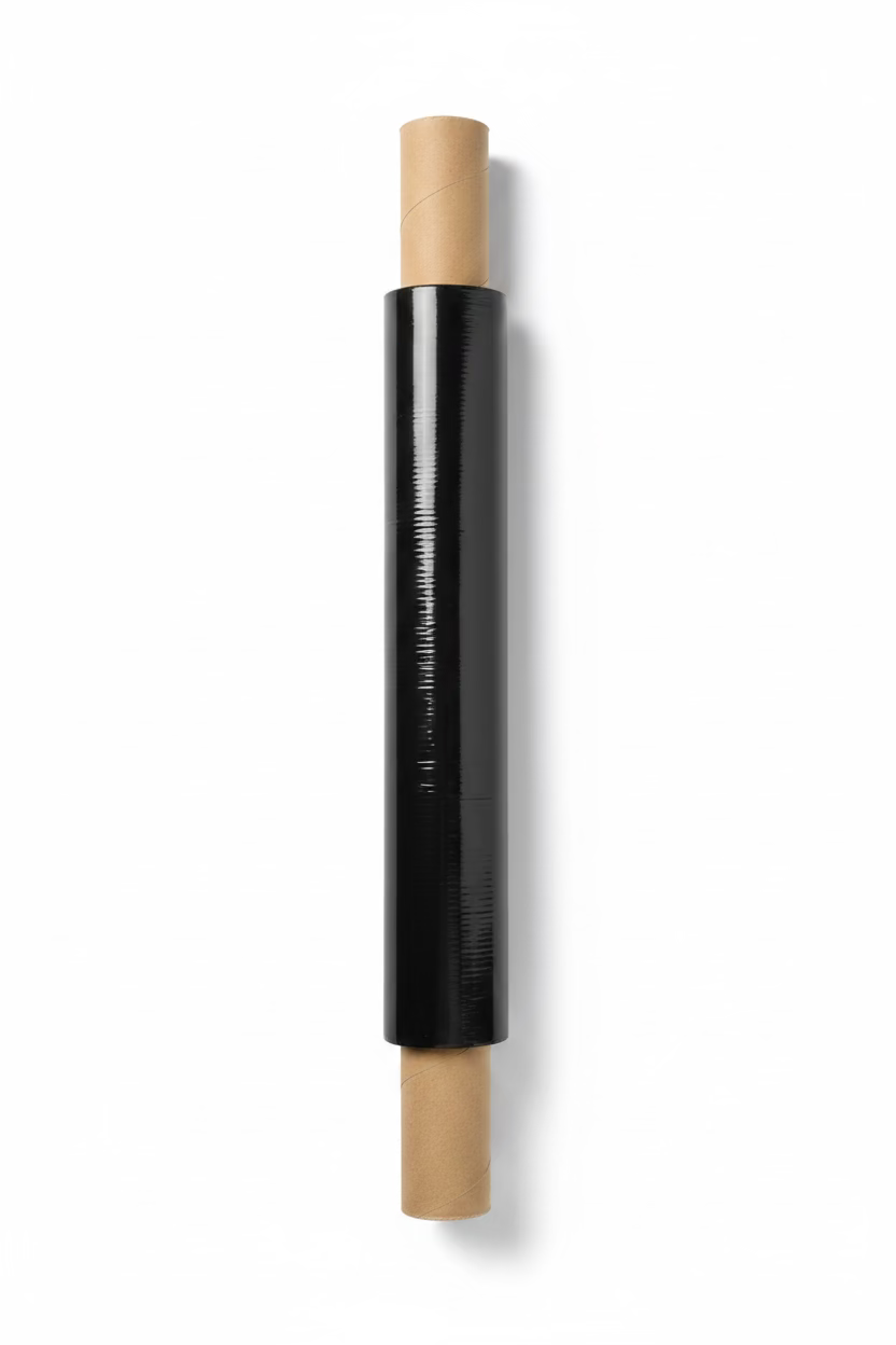 Packaging cling film black