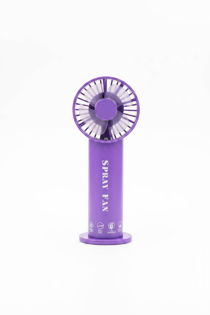 HAND-HELD SPRAY FAN 3+ ASSORTED COLOURS