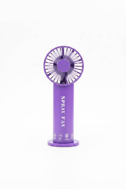 HAND-HELD SPRAY FAN 3+ ASSORTED COLOURS