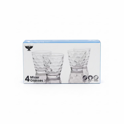 Ravenhead Essentials 300ml Set Of 4 Disco Mixer Glass