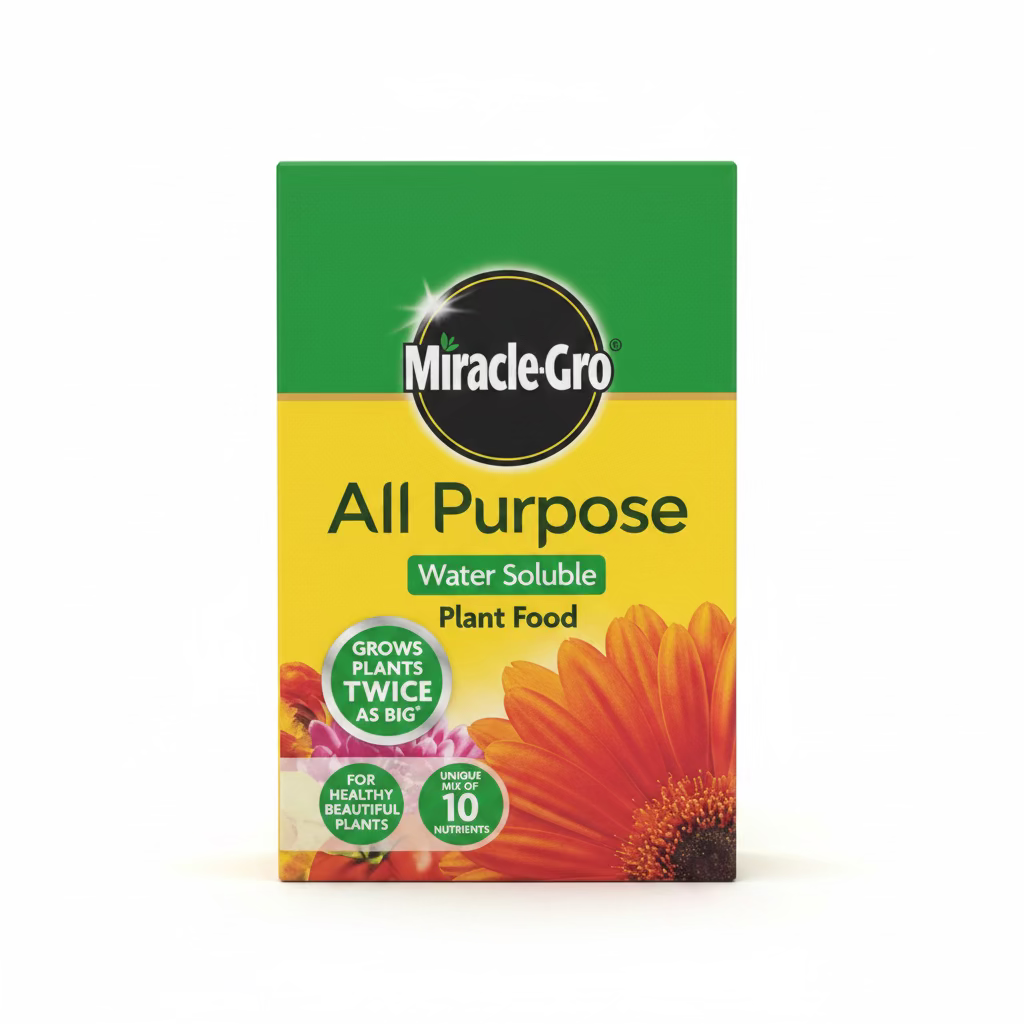 MIRACLE GRO ALL PURPOSE WATER SOLUBLE PLANT FOOD 500g