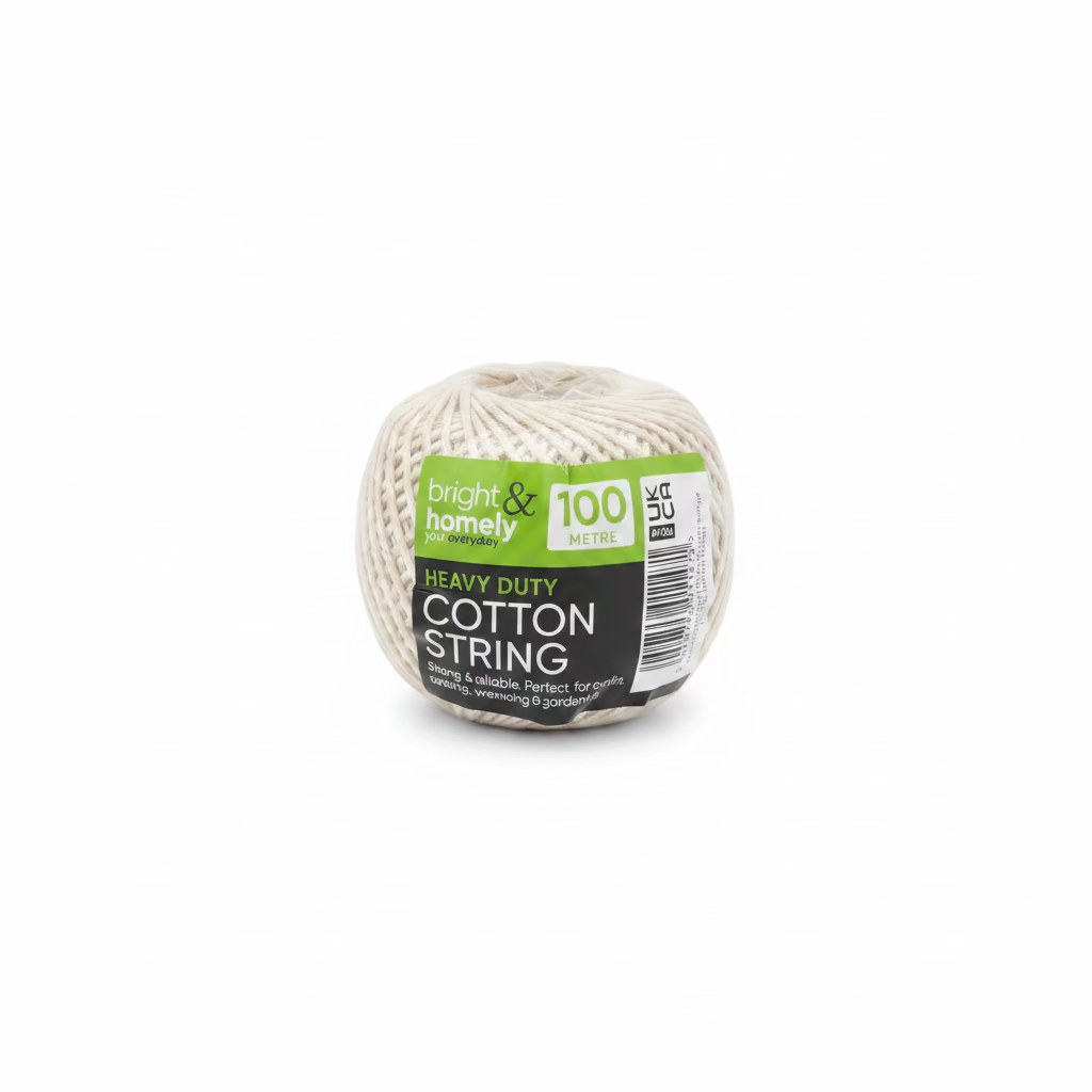 BRIGHT & HOMELY COTTON STRING HEAVY DUTY 100m