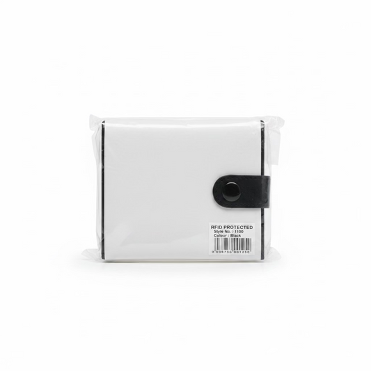 MEN LEATHER WALLET BLACK