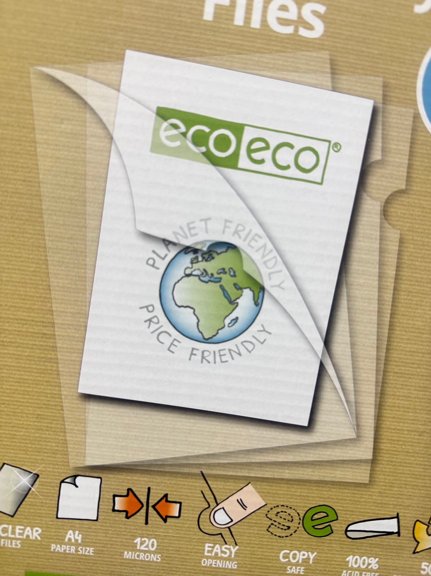 ECO A4 CLEAR TIDY FILE