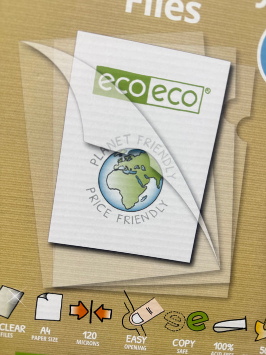 ECO A4 CLEAR TIDY FILE