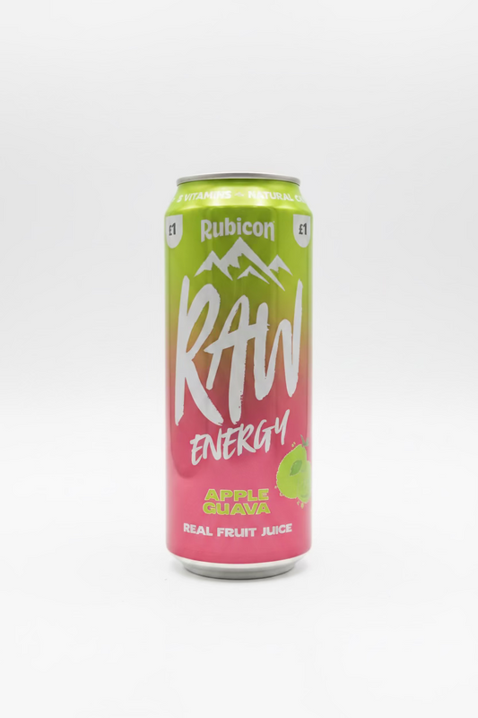RUBICON RAW ENERGY DRINK APPLE GUAVA 500ml