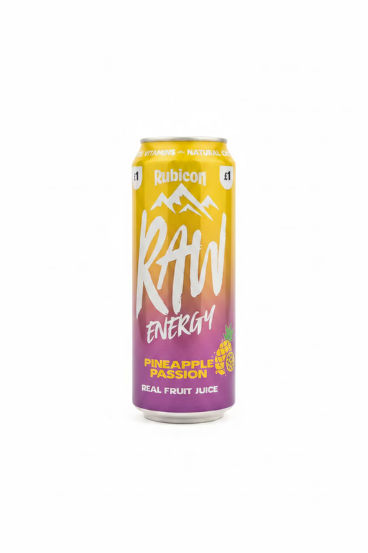 RUBICON RAW ENERGY DRINK PINEAPPLE PASSION 500ml