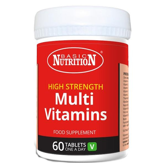 Basic Nutrition Multivitamines Haute Concentration 60 Comprimés