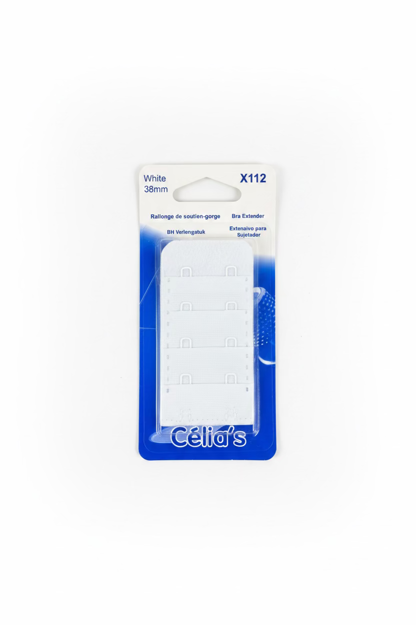 BRA EXTENDER WHITE 38mm