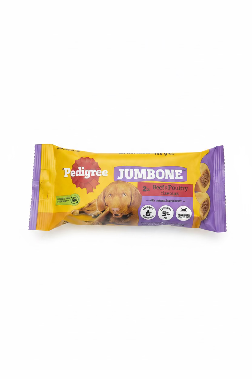 PEDIGREE JUMBONE MEDIUM TREAT BEEF X2 180g