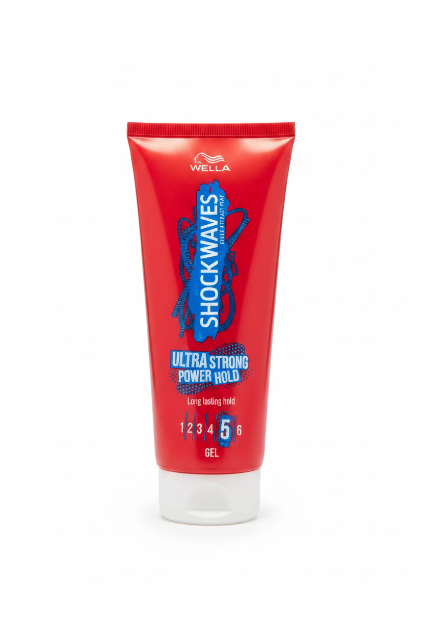 WELLA SHOCKWAVES ULTRA STRONG  IMPORT GEL 200ML