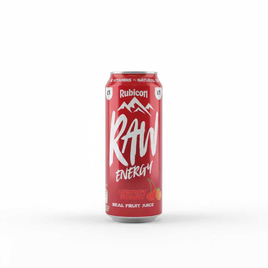 RUBICON RAW ENERGY DRINK CHERRY BURST 500ml