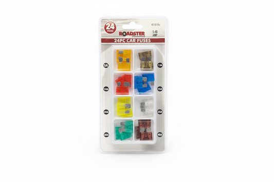 ROADSTER 24pc CAR FUSES 5-40 AMP