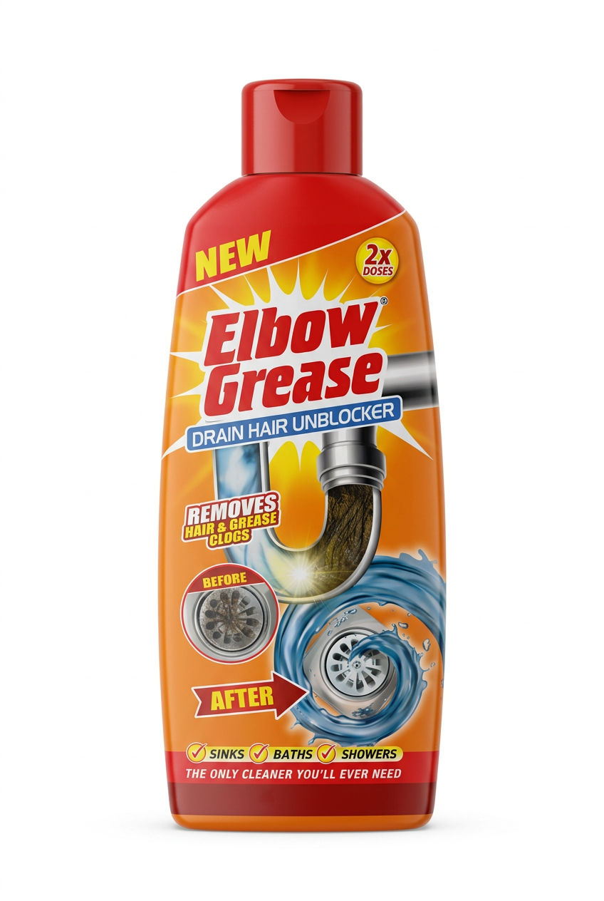 ELBOW GREASE DRAIN HAIR UNBLOCKER 600ml