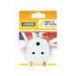 India To UK Visitor Adaptor White