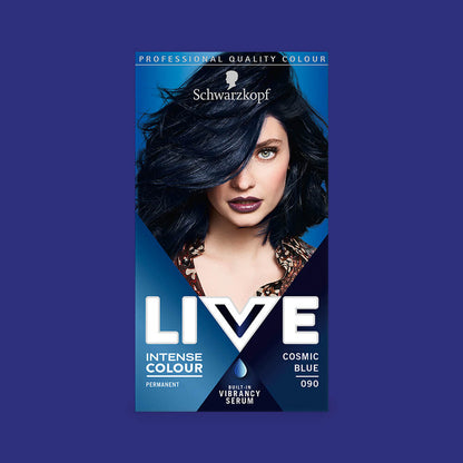 Schwarzkopf LIVE COSMIC BLUE PERMANENT COLOUR 090
