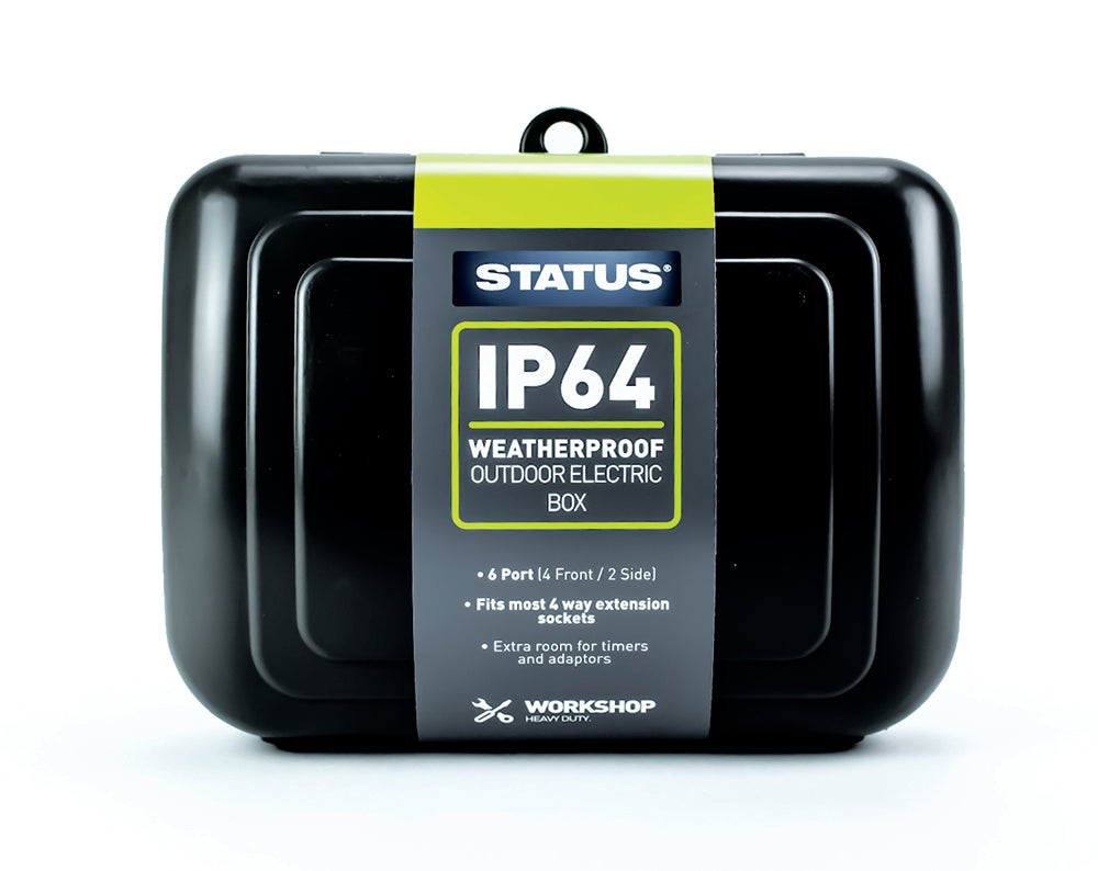 IP64 - Black - outdoor weather Box -1 pk