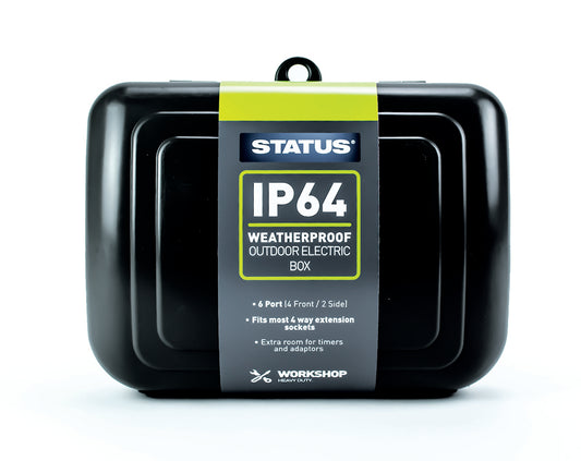 IP64 - Black - outdoor weather Box -1 pk