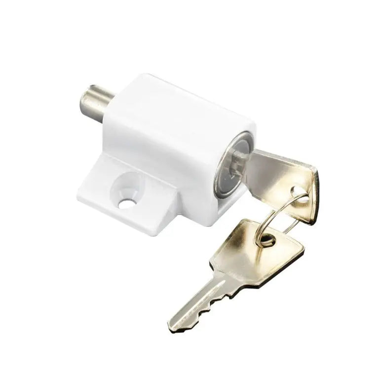 SECURIT S1053 WINDOW / PATIO DOOR LOCK WHITE With Screws