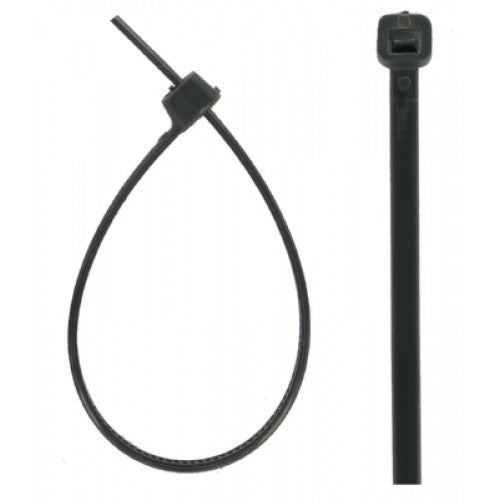 2021 CT200B: 200mm Black Cable Ties 20/PK