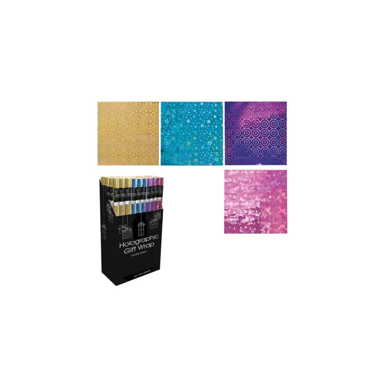 Emballage Holographique 2m x 70cm - 1 pièce fournie