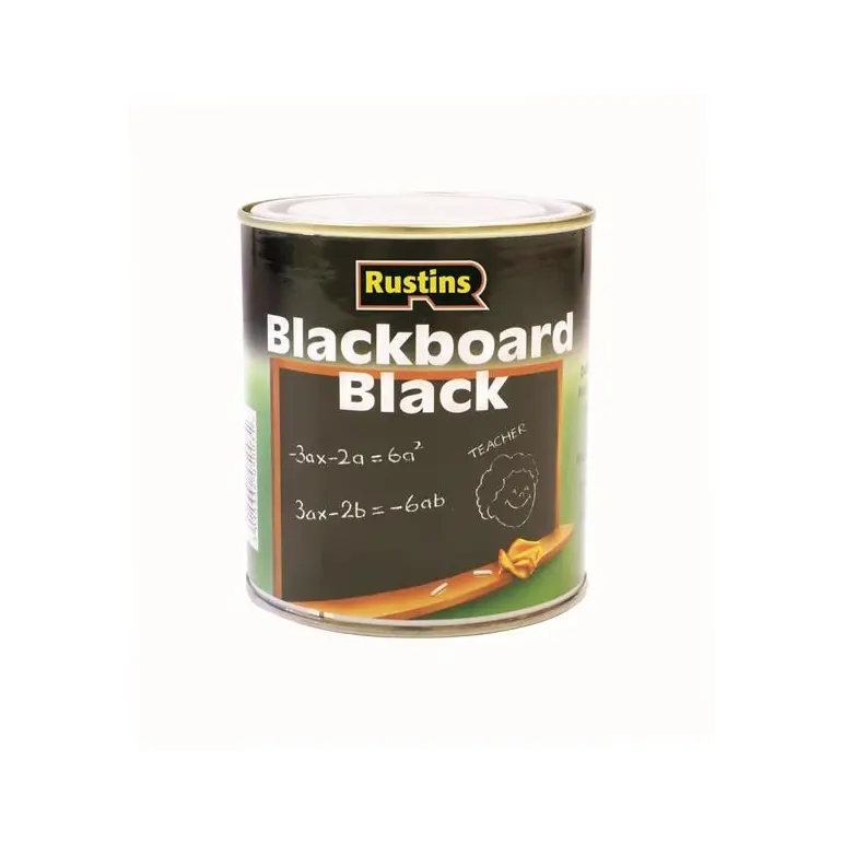 RUSTINS BLACKBOARD BLACK 250ML