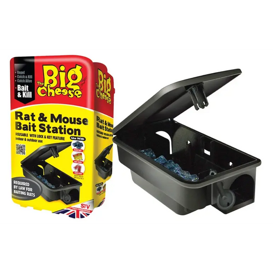 Big Cheese STV179 Poste d'appât empoisonné pour rats et souris, 3 pièces