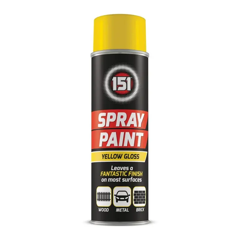 151 Yellow Gloss Spray Paint 250ml