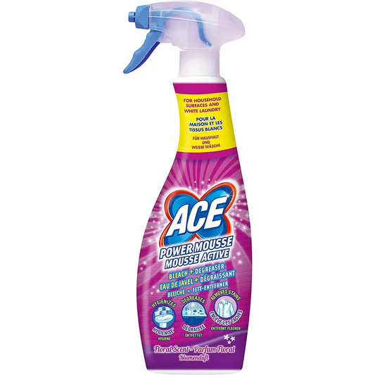Ace Power Mousse Javel + Dégraissant 700ml