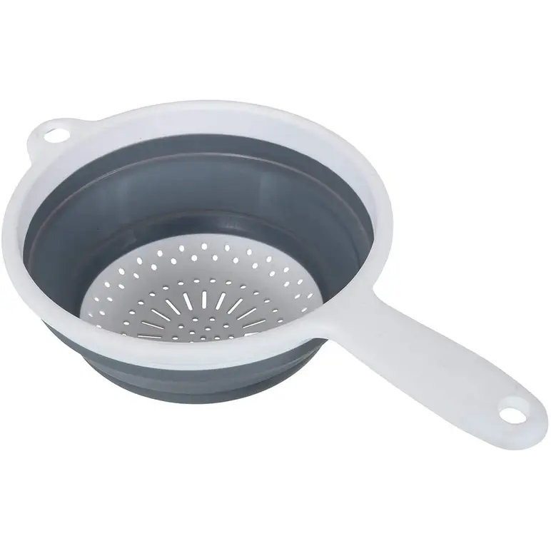 ADDIS POP & STORE MEDIUM COLLAPSIBLE COLANDER WITH HANDLE 8"