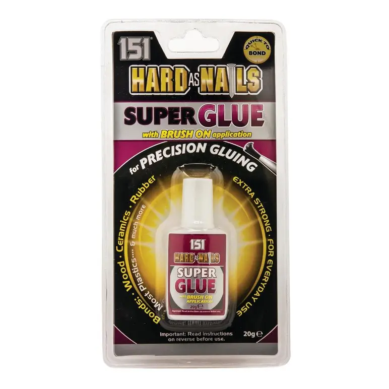 151 HARD AS NAIL SUPERGLUE WITH BRUSH 20G