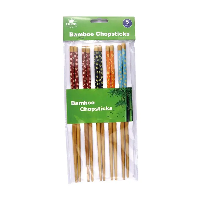 Baguettes en bambou paquet de 5