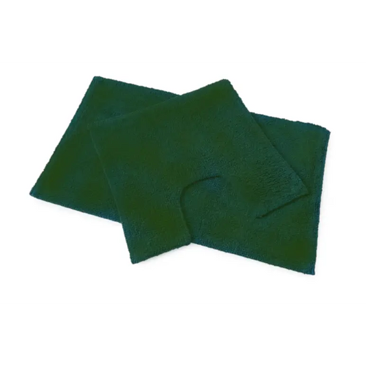 BLUE CANYON 2 PIECES TAPIS DE BAIN ÉMERAUDE 50x80, 50x50