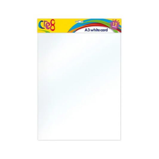 CARTES BLANCHES A3 10 feuilles