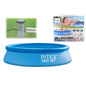 Intex 8ft Pool Set Easy Swimming Pool Set with Pool Filter Pump