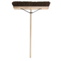 CHARLES BENTLEY STIFF BASSINE BROOM 18" WITH WOODEN HANDLE