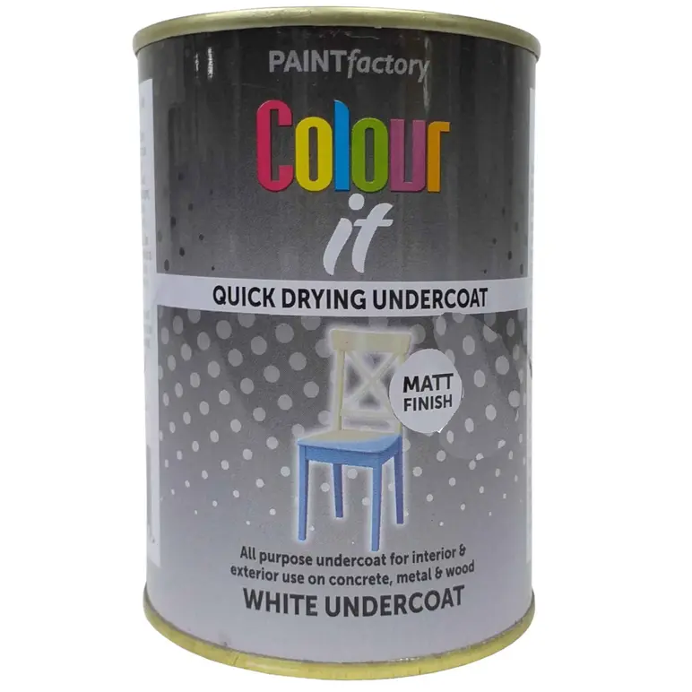 PEINTURE BLANCHE D'APPRÊT À SÉCHAGE RAPIDE 300ML