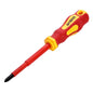 100mm Pozidriv VDE 1000V electrical screwdriver with PZ 2 tip