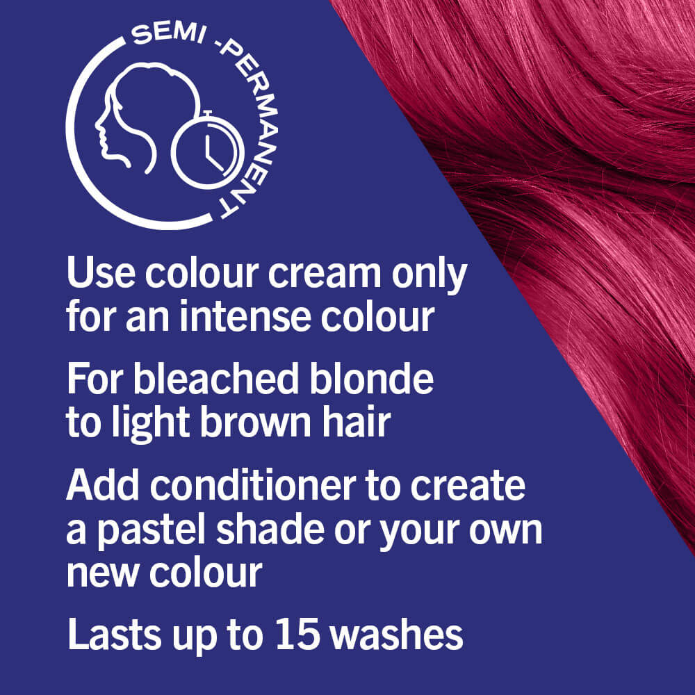 COLORATION SEMI-PERMANENTE FRAMBOISE REBELLE 091