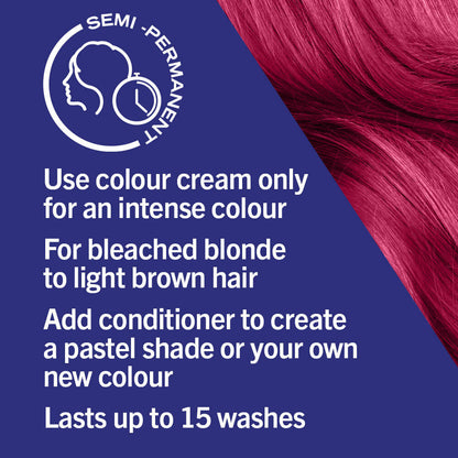 COLORATION SEMI-PERMANENTE FRAMBOISE REBELLE 091