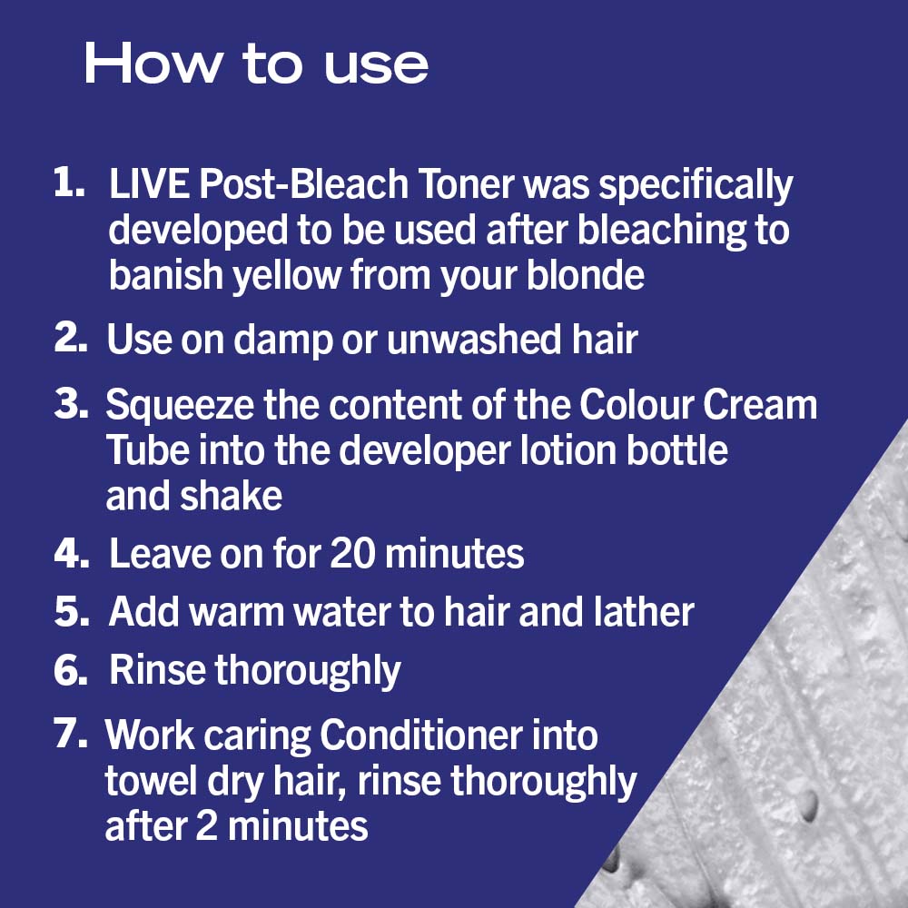 Schwarzkopf LIVE ICE WHITE HAIR TONER TONERS COLOUR T1 XXL
