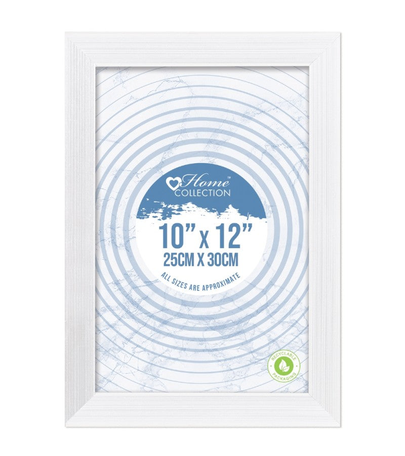 white glass photo frame 10″ x 12″