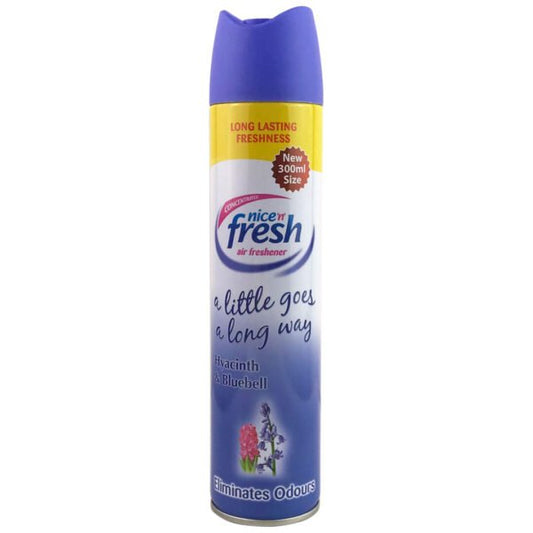 Nice N Fresh Hyacinth & Bluebell Household Air Freshener 300ml